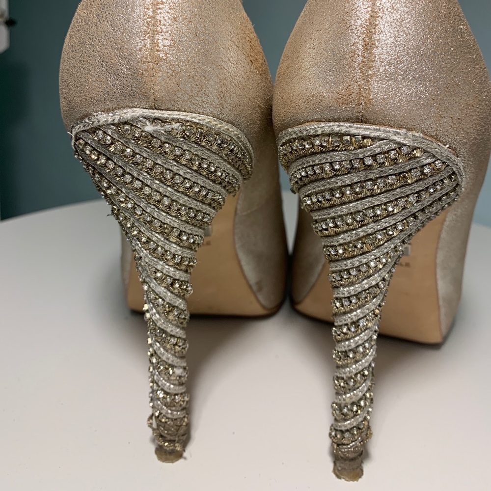 Badgley Mischka Open Toe Heels